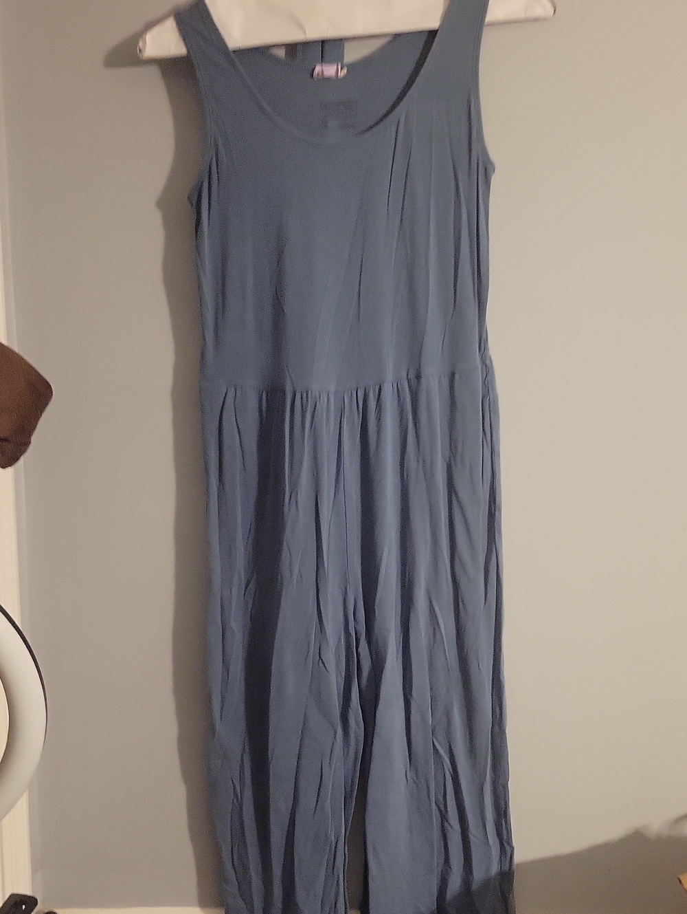 Patagonia Sleeveless Jumpsuit in Slate Blue